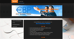 Desktop Screenshot of eurobusinesspartner.de